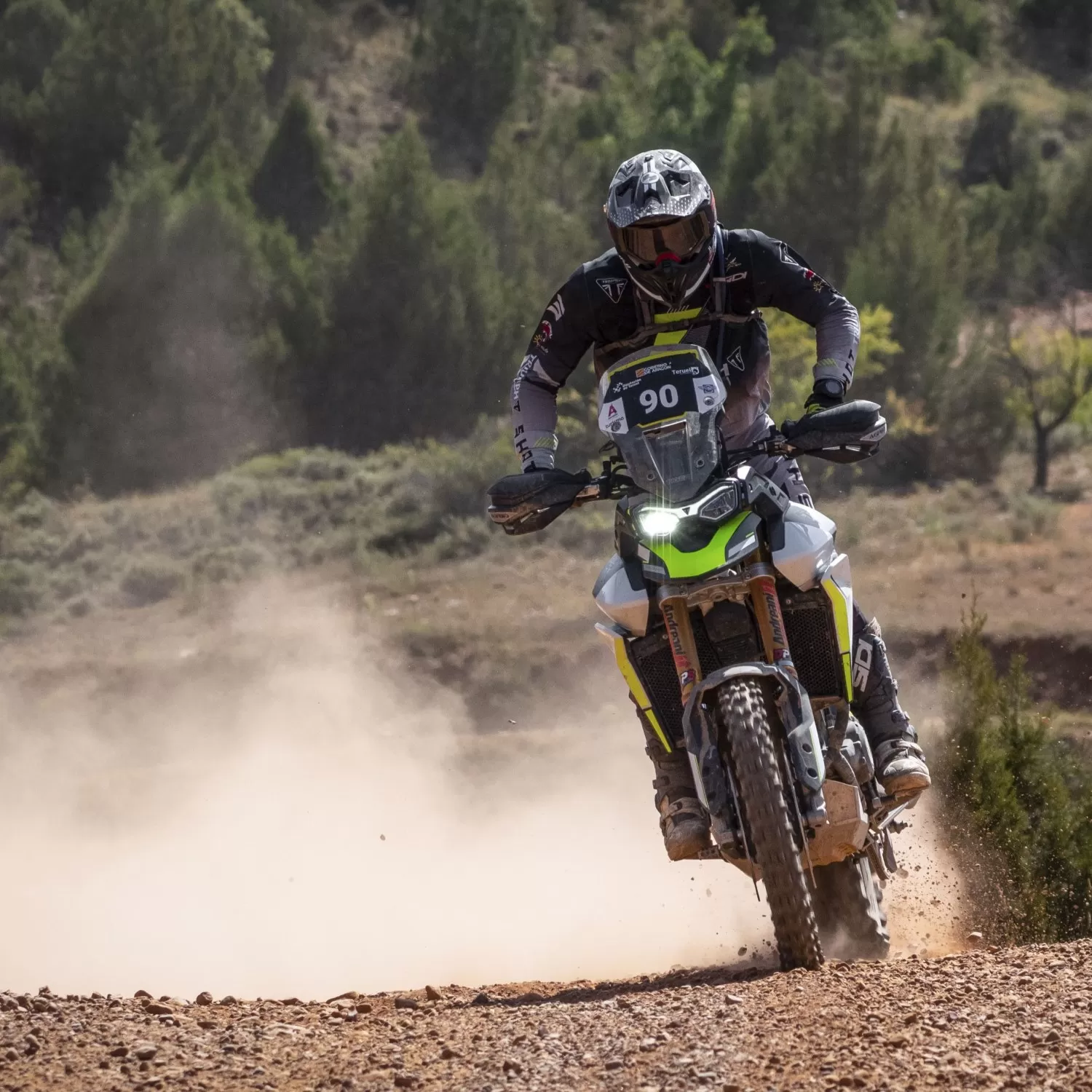 Ivan Cervantes wins the 2022 Baja Aragon Trail on the Triumph Tiger 900 Rally