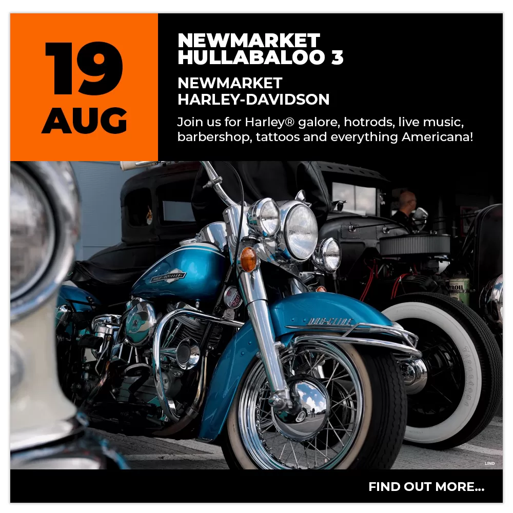 19 August - Join us for Harley galore, hotrods, live music, barbershop, tattoos and everything Americana!