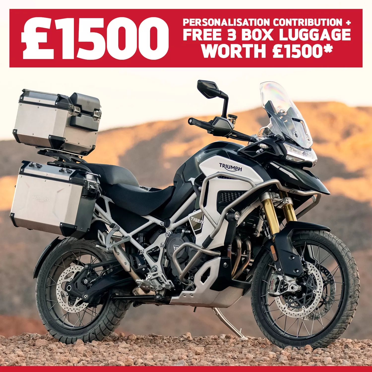 Tiger 1200 Rally Pro Luggage Offer