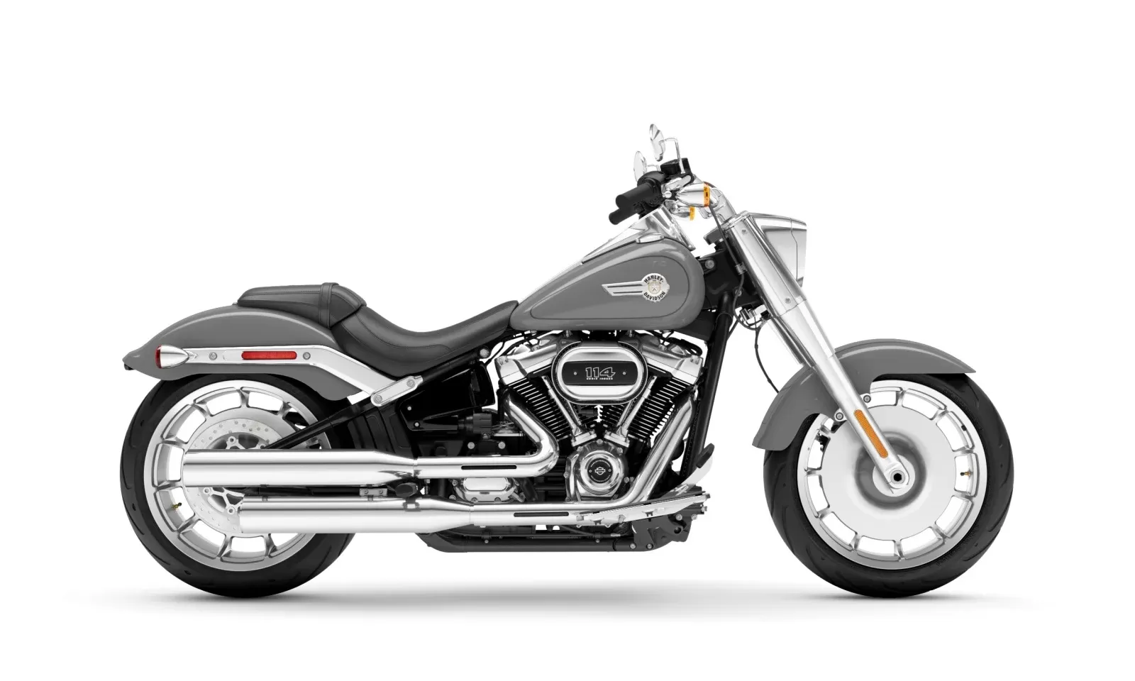 Billiard Gray Harley-Davidson Fat Boy 2024