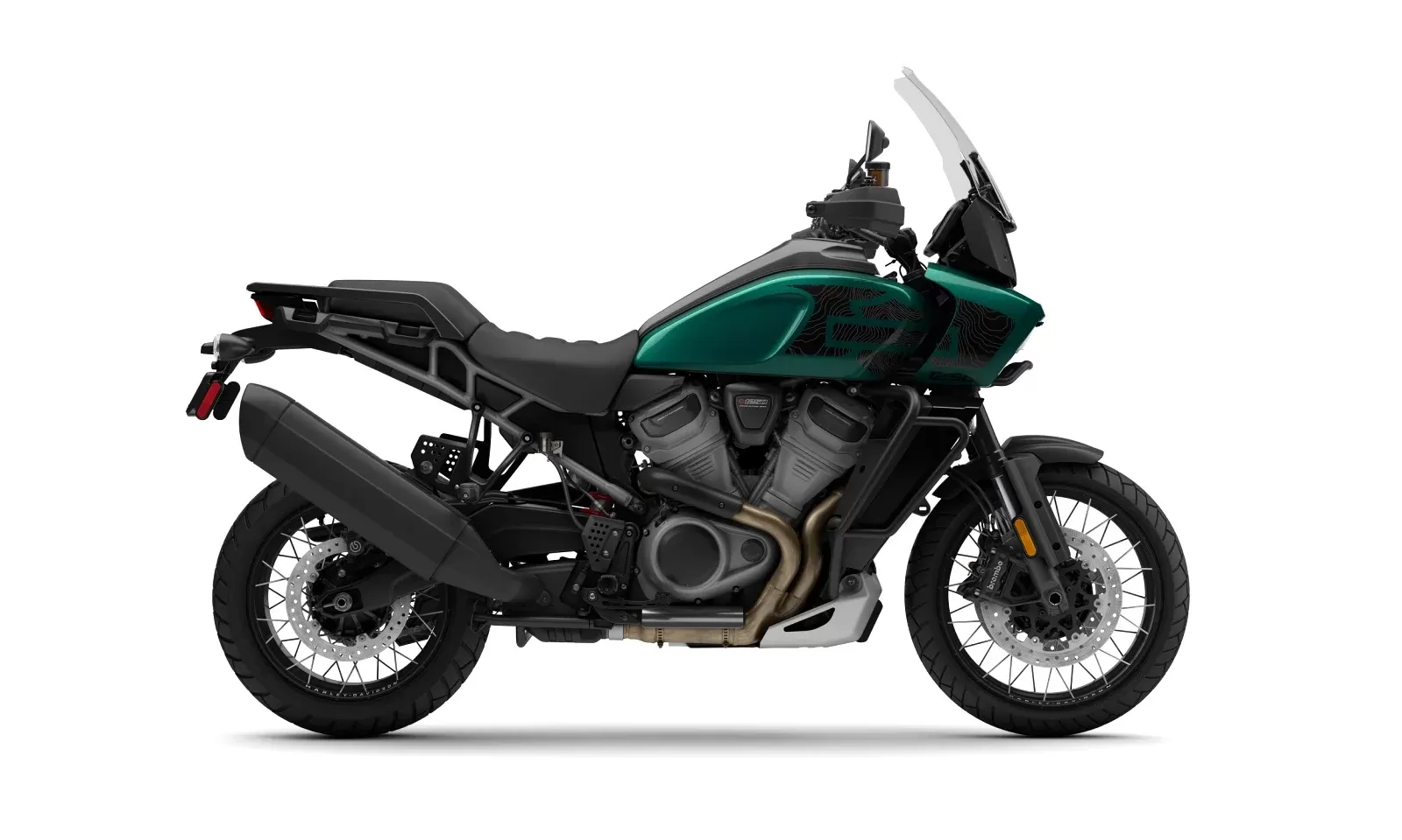 Alpine Green Harley-Davidson Pan America S 2024