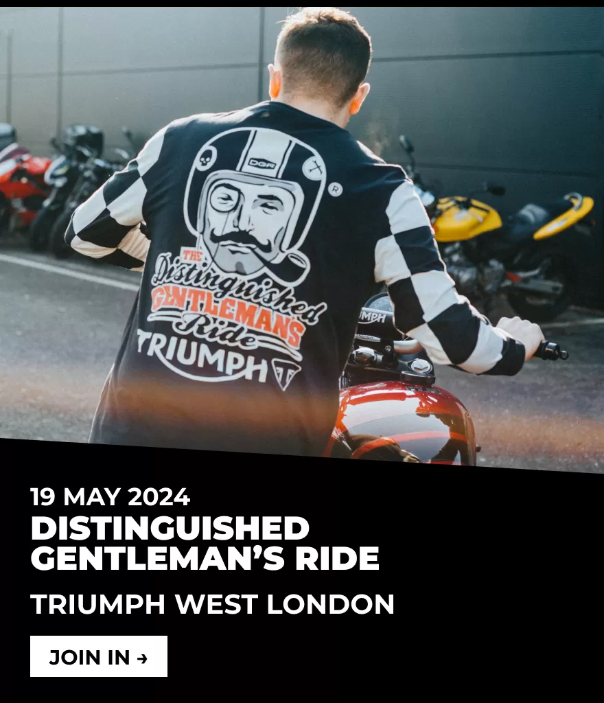 19 May 2024 - Distinguished Gentleman's Ride - Triumph West London