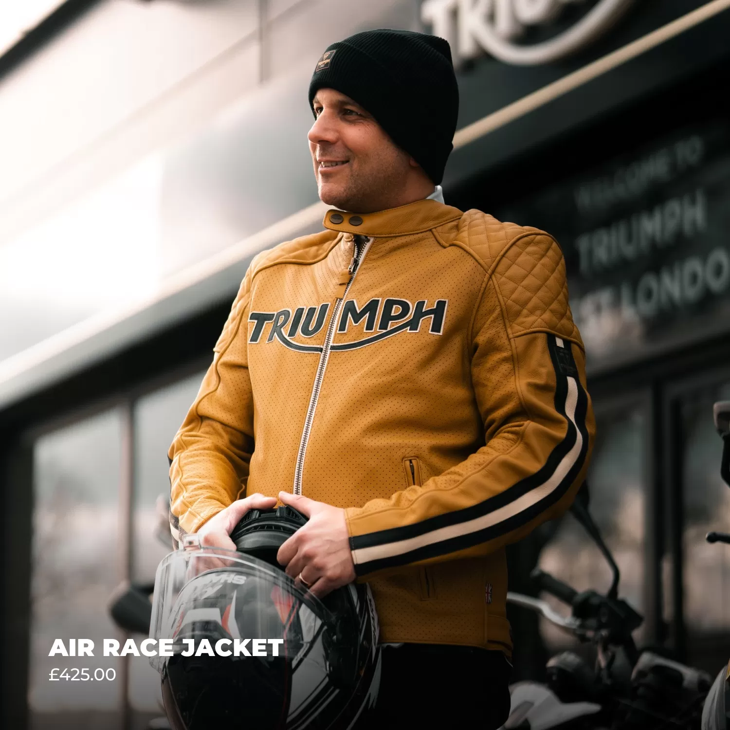 Triumph Braddan Air Race Jacket - Gold