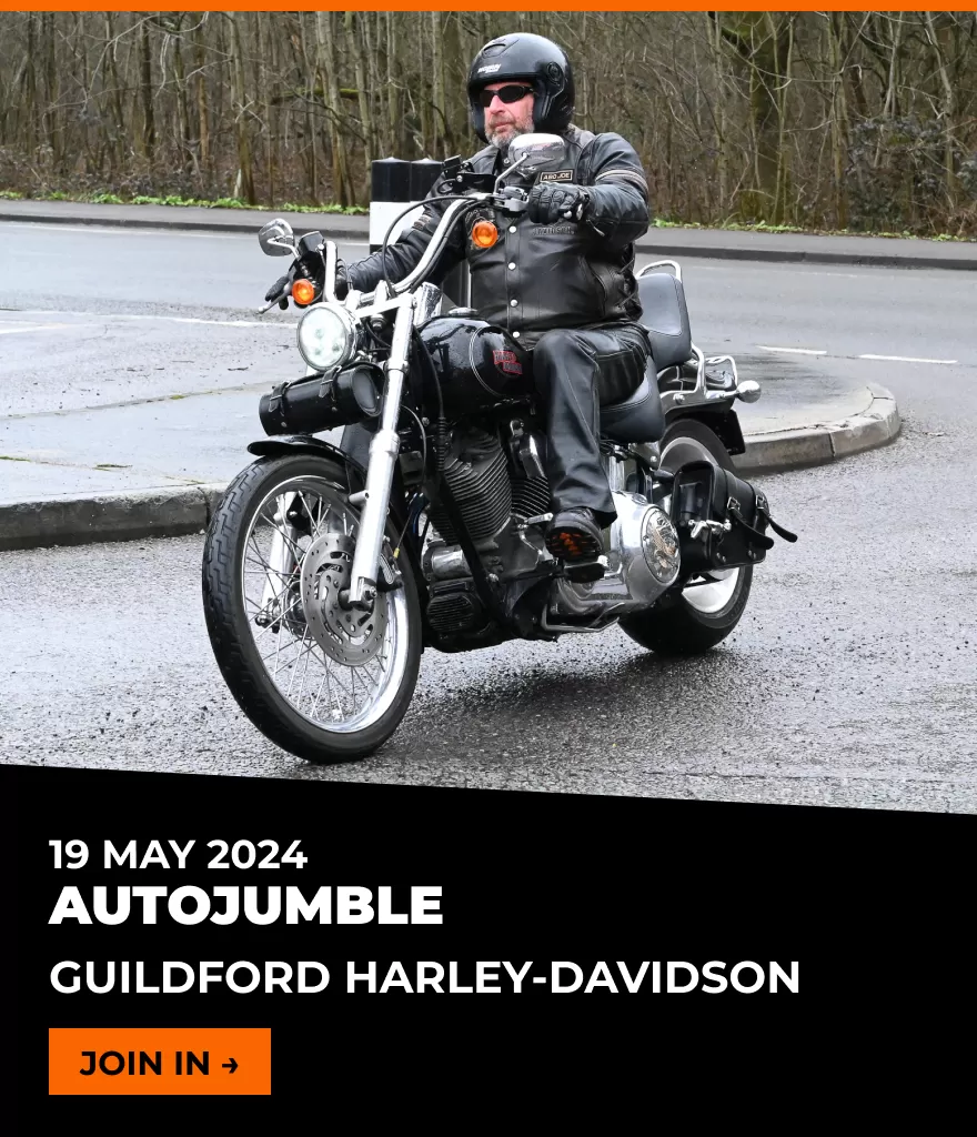 19 May Autojumbler Guildford Harley-Davidson