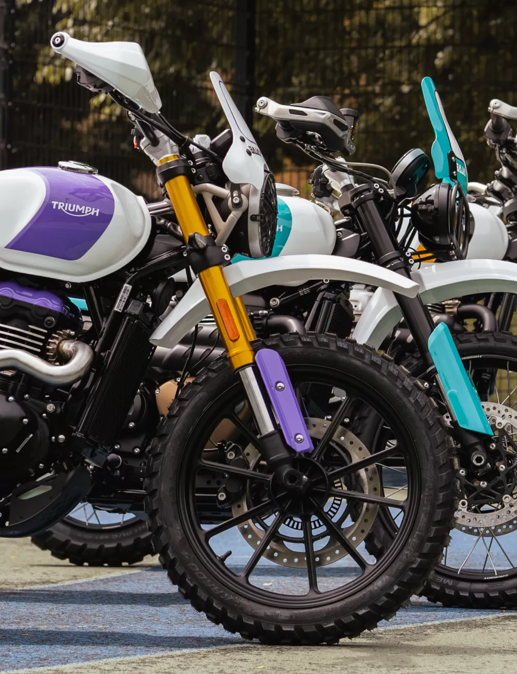 Custom Triumph Scrambler Baja by LIND × Stockwell Design
