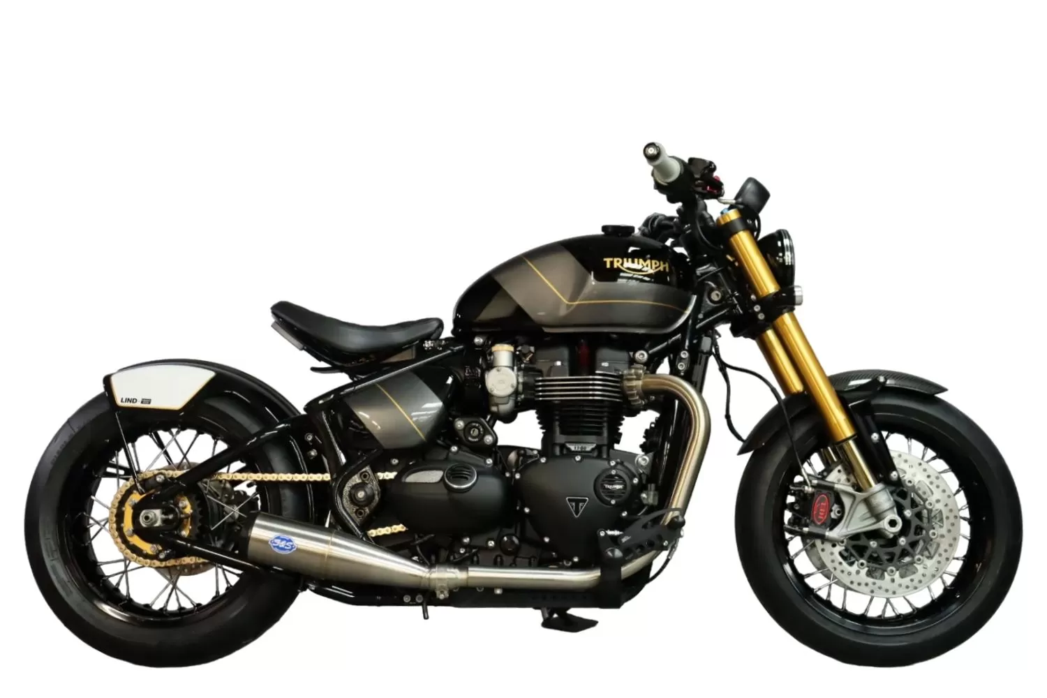 Custom Triumph Bonneville Bobber RR Stockwell Design