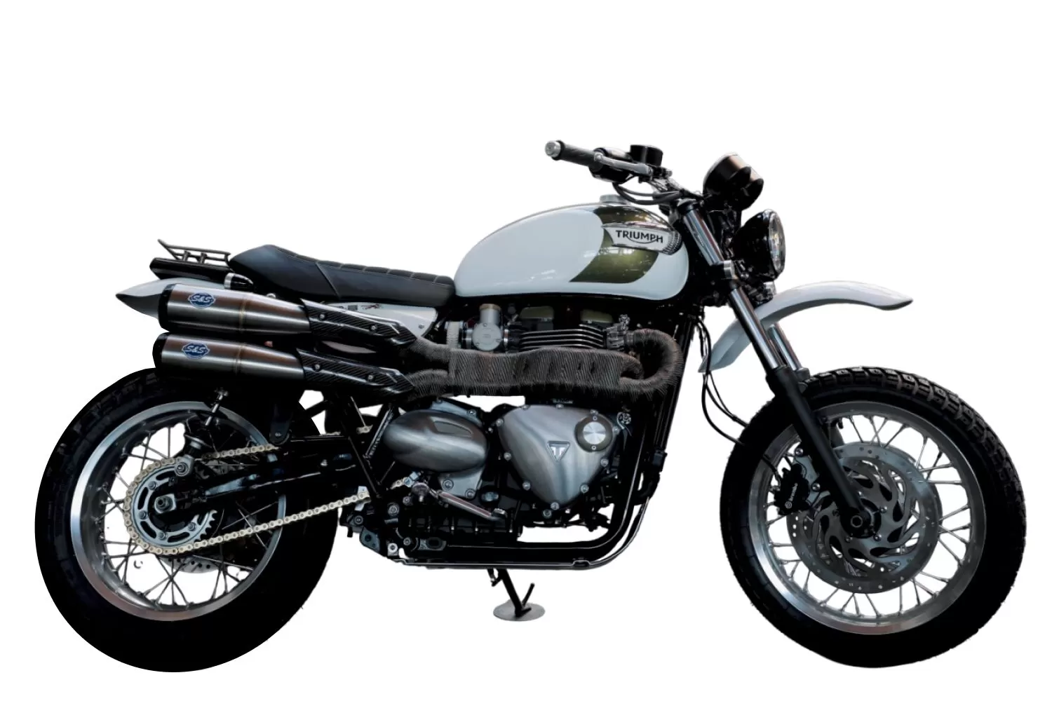 Custom Triumph Bonneville T120 Stockwell Design