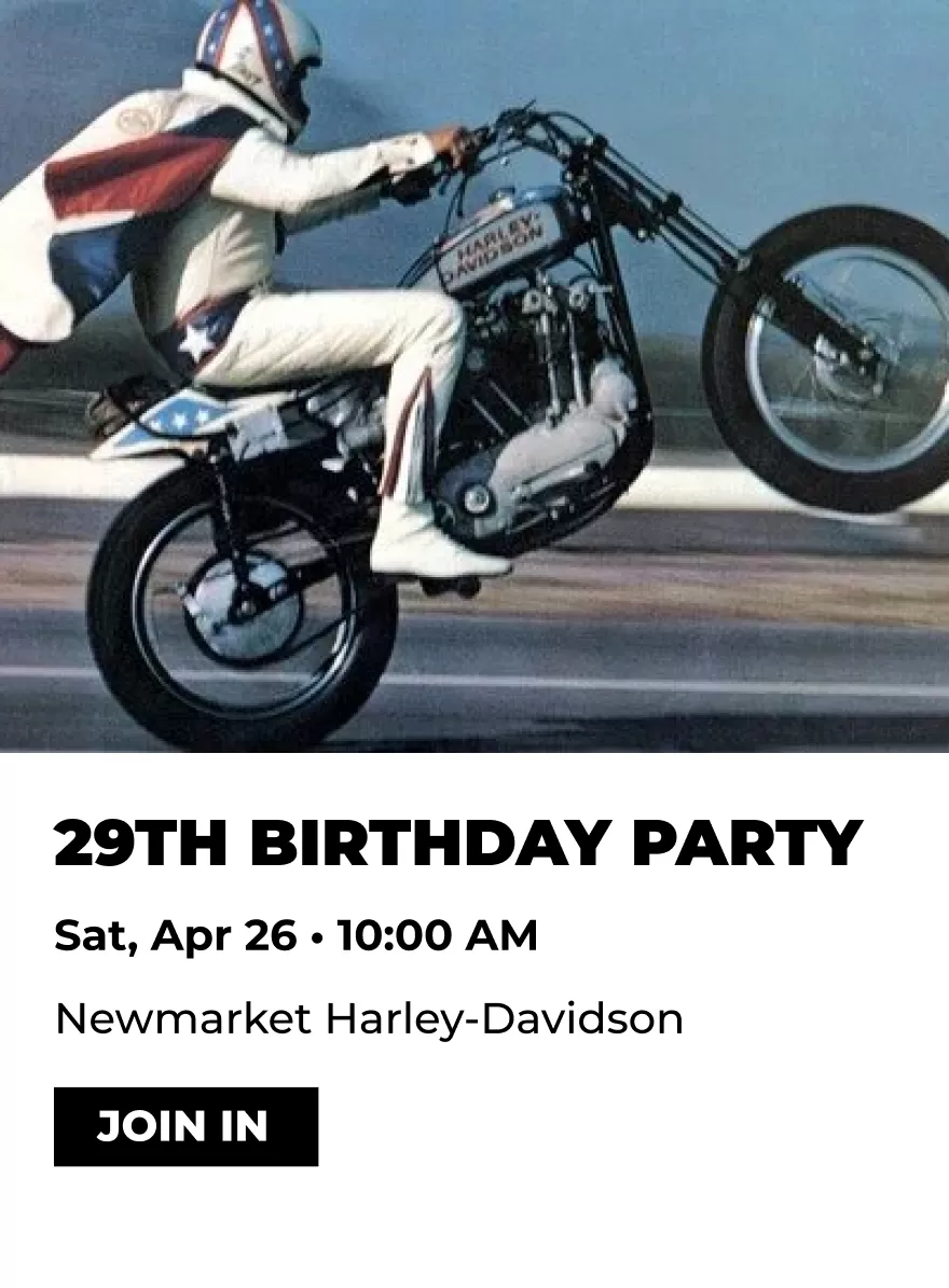 26 April 2025 - Newmarket Harley-Davidson 29th Birthday Party