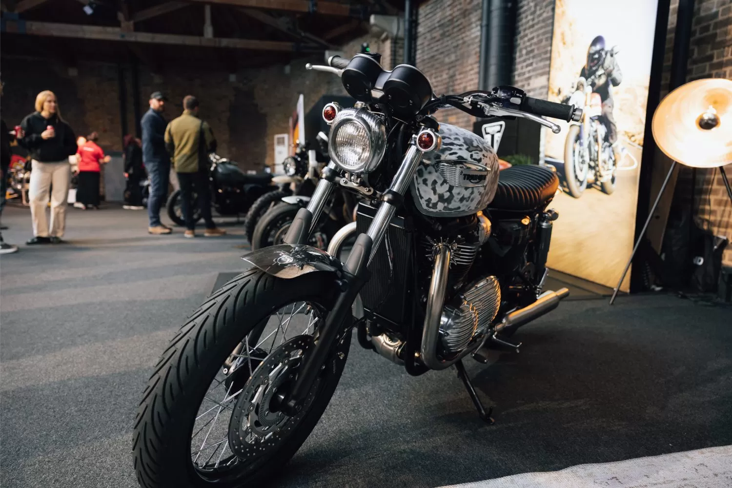Custom Triumph Bonneville T100 Dougie Poynter Charlie Stockwell