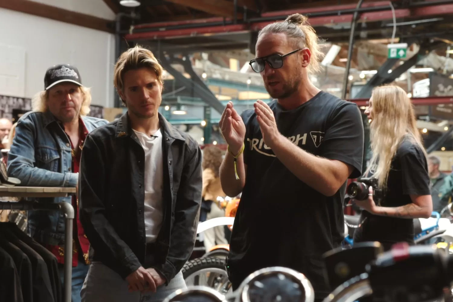 Custom Triumph Bonneville T100 Dougie Poynter Charlie Stockwell