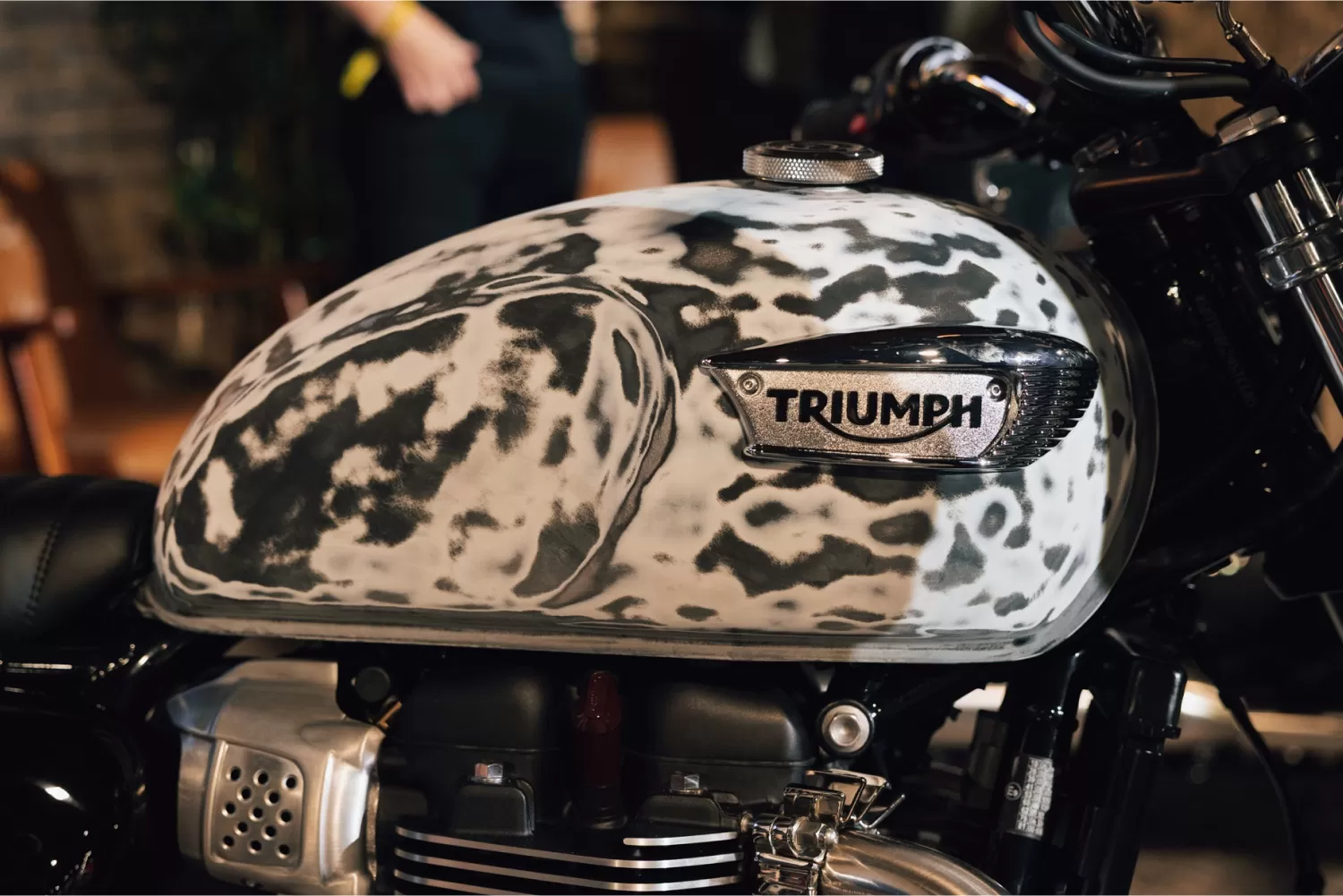Custom Triumph Bonneville T100 Dougie Poynter Charlie Stockwell
