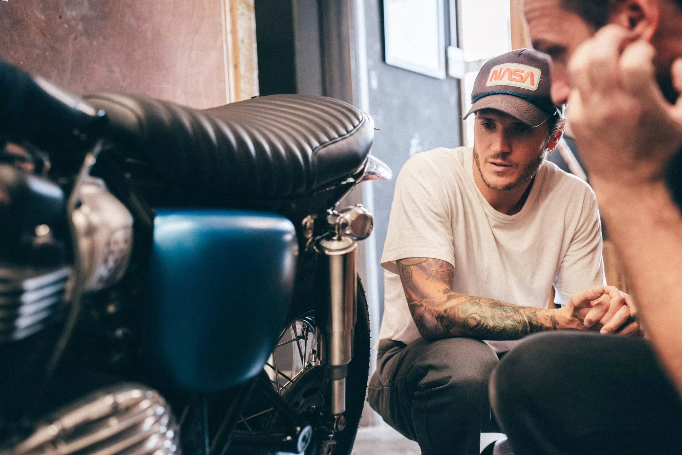 Custom Triumph Bonneville T100 Dougie Poynter Charlie Stockwell