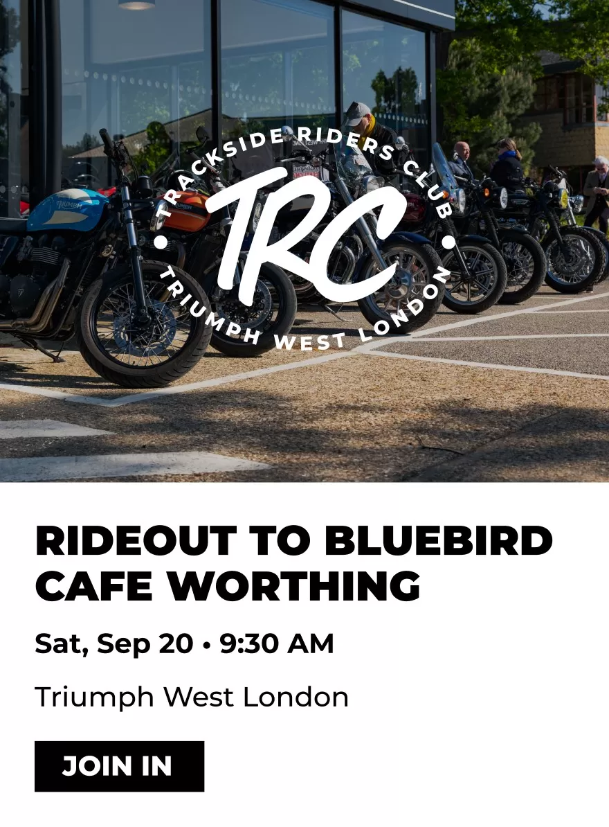 20 September 2025 - Triumph West London Rideout to Bluebird Cafe Worthing