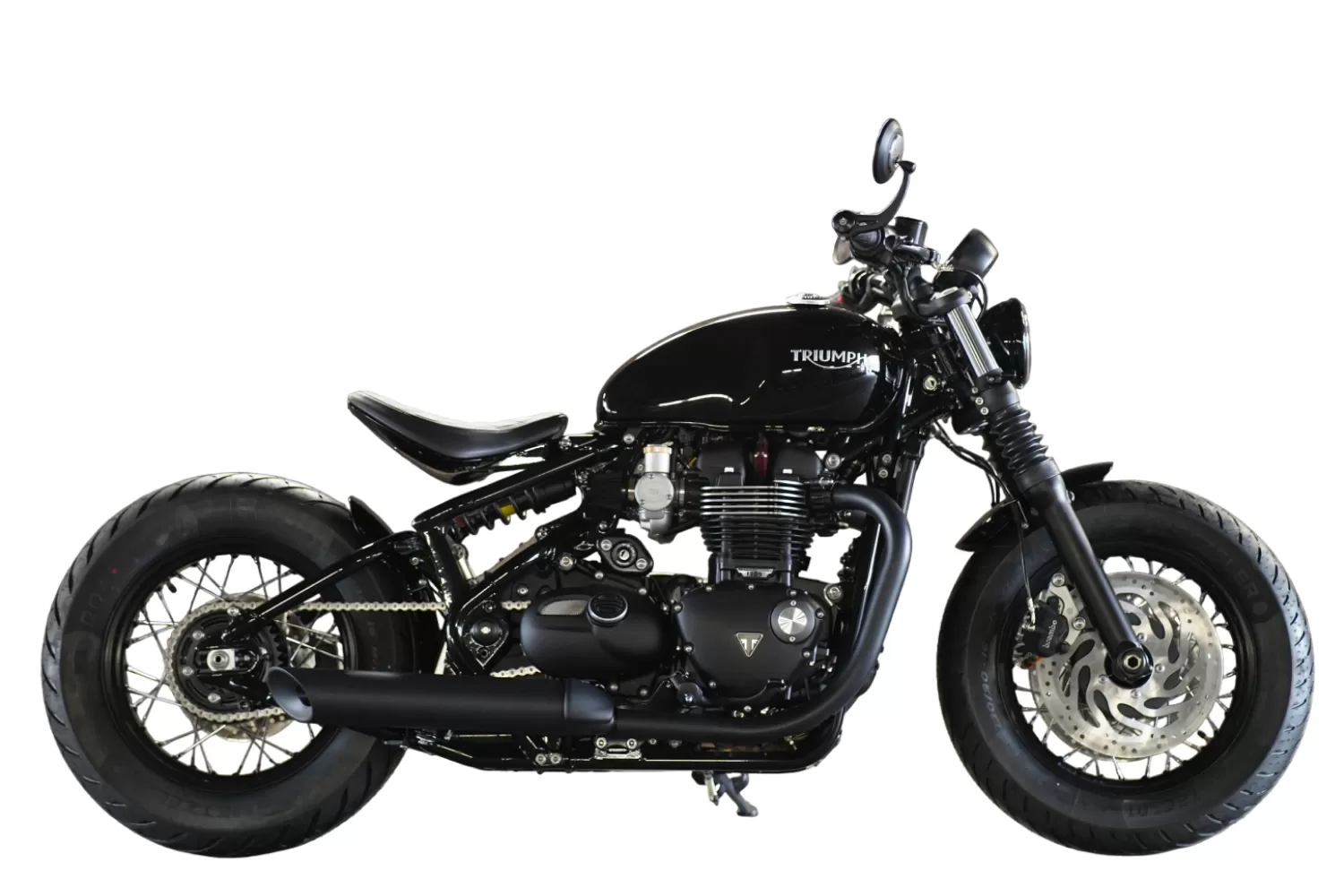 Custom Triumph Sanei Bobber Stockwell Design
