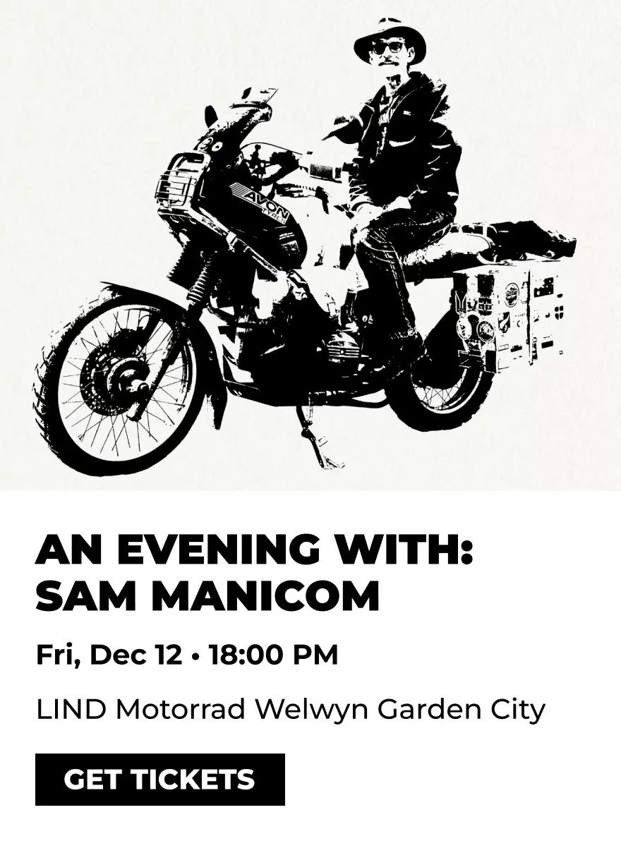 An Evening with Sam Manicom at LIND Motorrad Welwyn Garden City