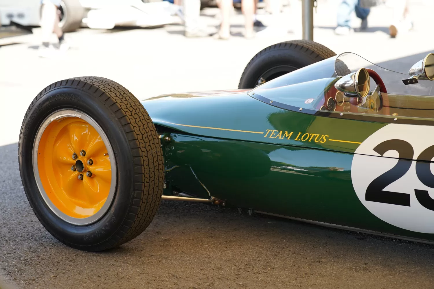 Custom Lotus F1 Classic Yellow and Green Triumph London