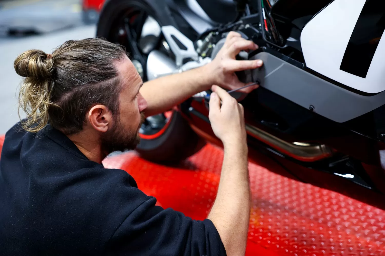 Charlie Stockwell Custom Ducati Panigale in North London