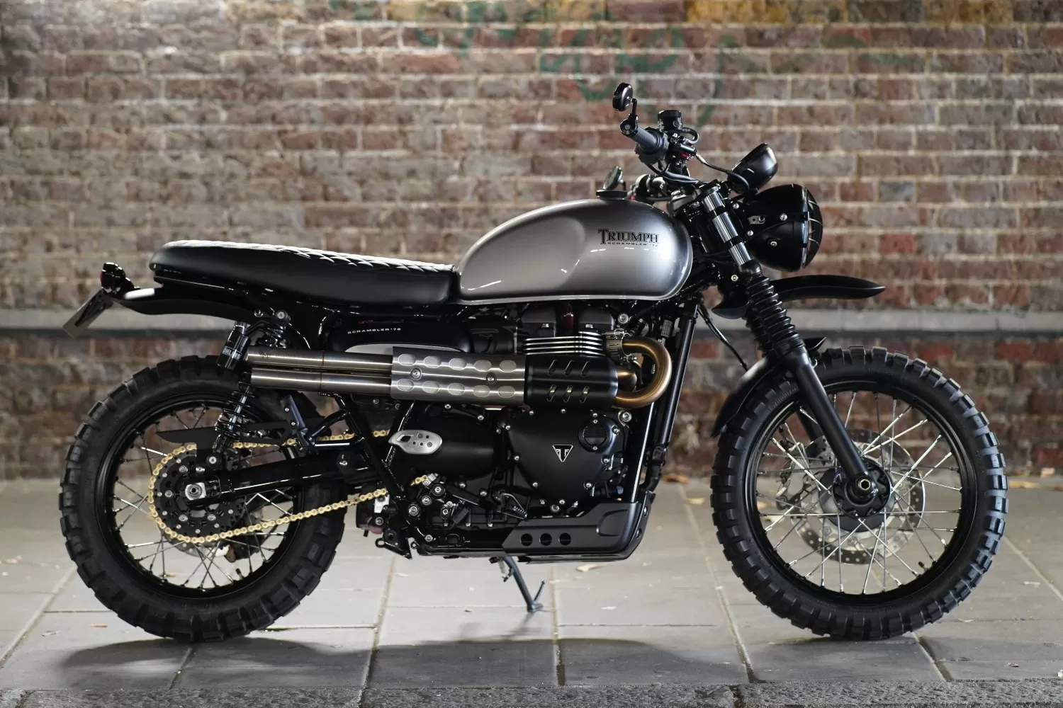 Triumph Scrambler 72 build by Triumph London and Stockwell Design