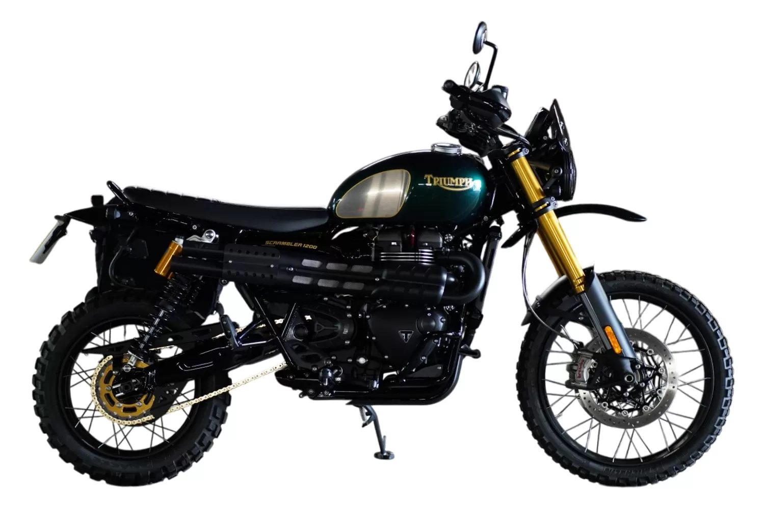 Custom Triumph Obsidian McQueen Scrambler Stockwell Design London