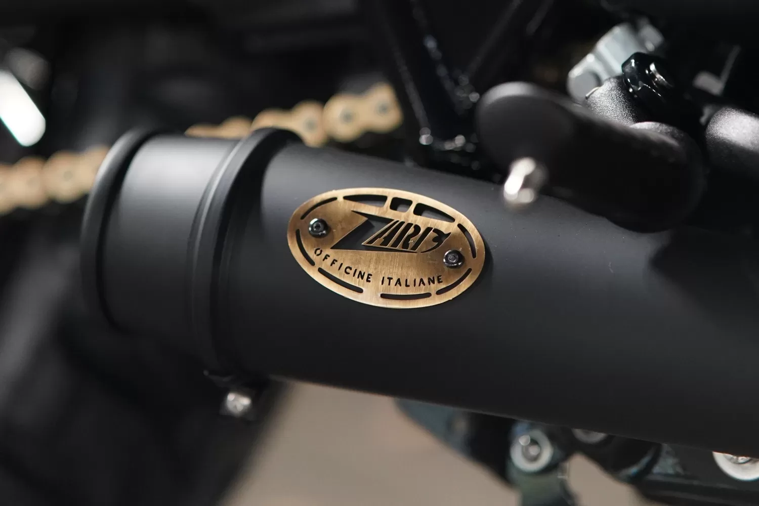 Custom Triumph Dakota T120 Zard Exhaust by Stockwell Design Custom Triumph Dakota T120 Zard Exhaust by Stockwell Design