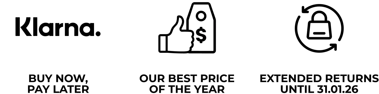 Black Friday deals available with Klarna with Extended Returns