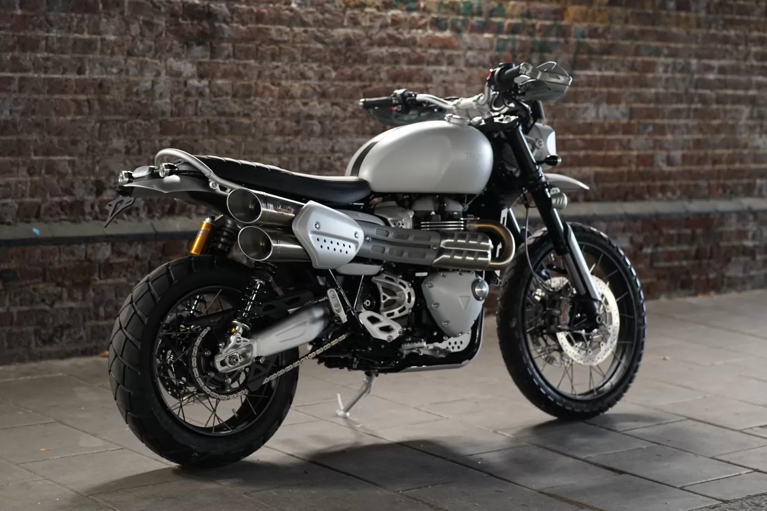 Custom Triumph Ghost Scrambler 1200 XC Stockwell LIND Side