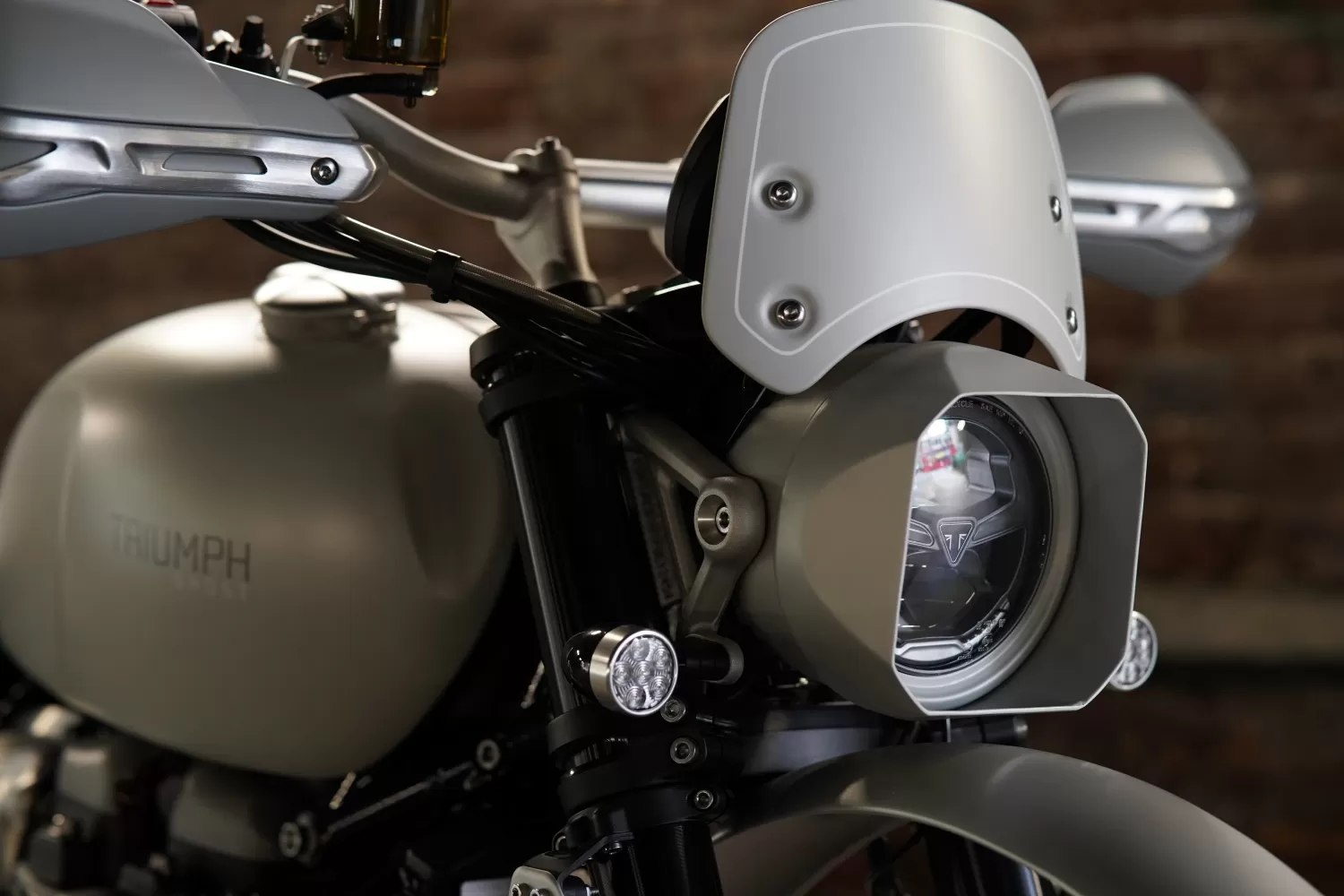 Custom Triumph Ghost Scrambler 1200 XC Stockwell LIND Headlamp