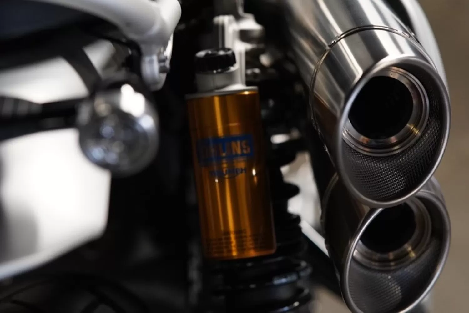 Custom Triumph Ghost Scrambler 1200 XC Stockwell LIND Exhaust