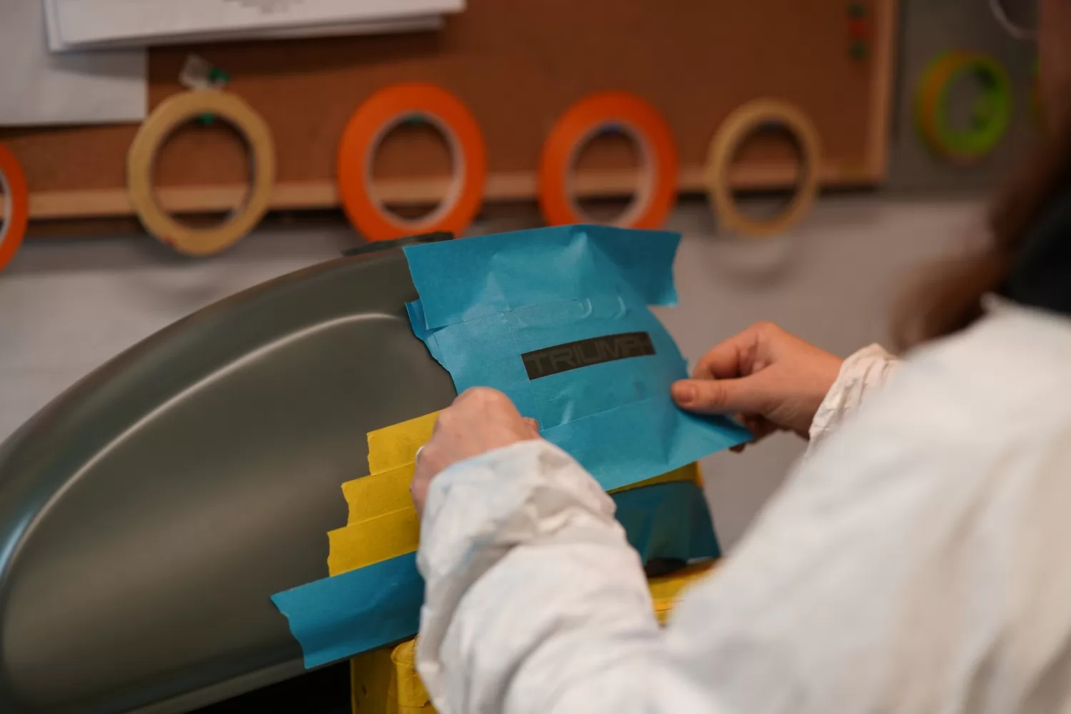 Image Design Custom Motorcycle Paintwork Triumph