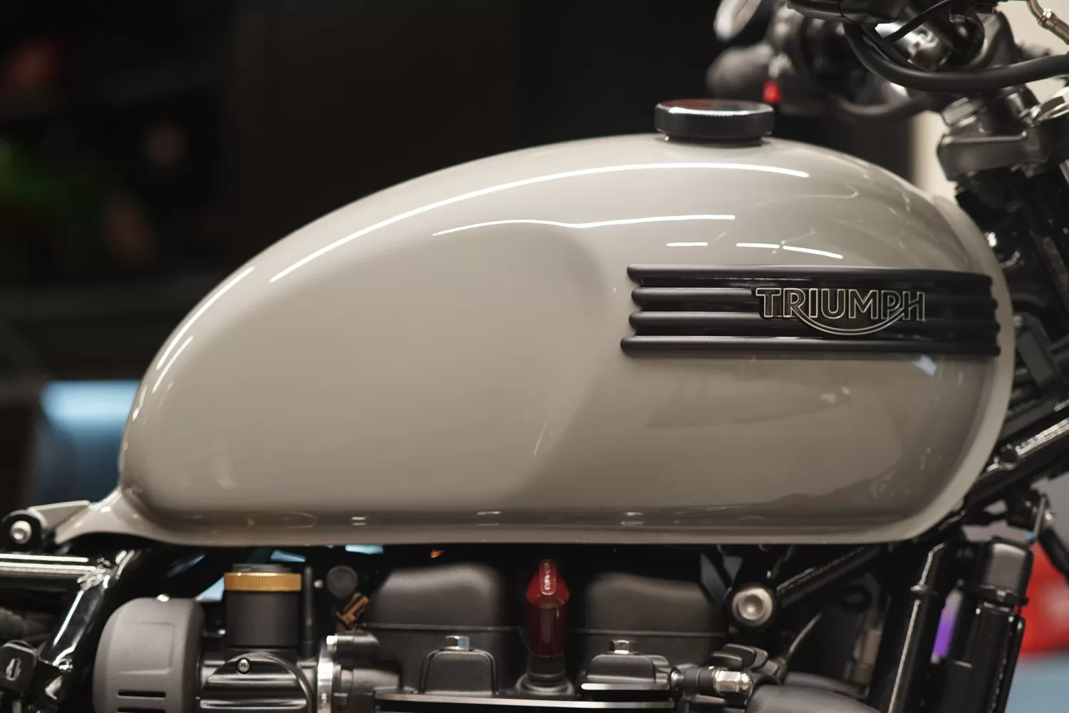 Custom Triumph Motorcycle Tank Stockwell Design