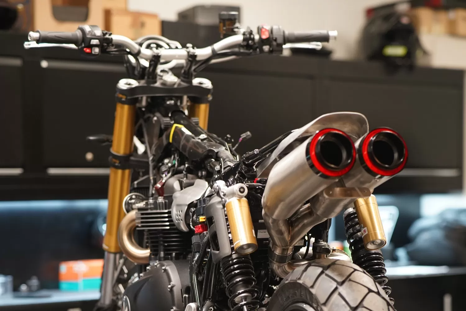 Custom Triumph London Workshop Stockwell Design