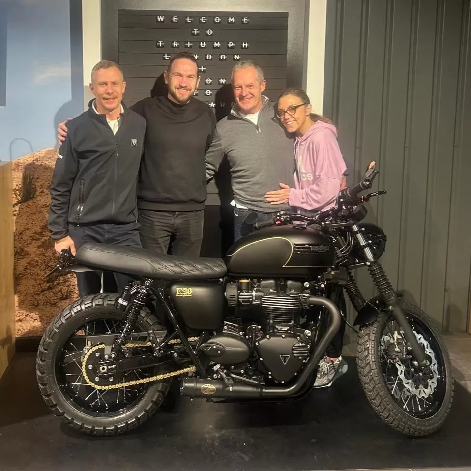 Custom Triumph Bonneville T120 Libertad Y Felicidad in London by Stockwell Design Custom Triumph Bonneville T120 Libertad Y Felicidad in London by Stockwell Design