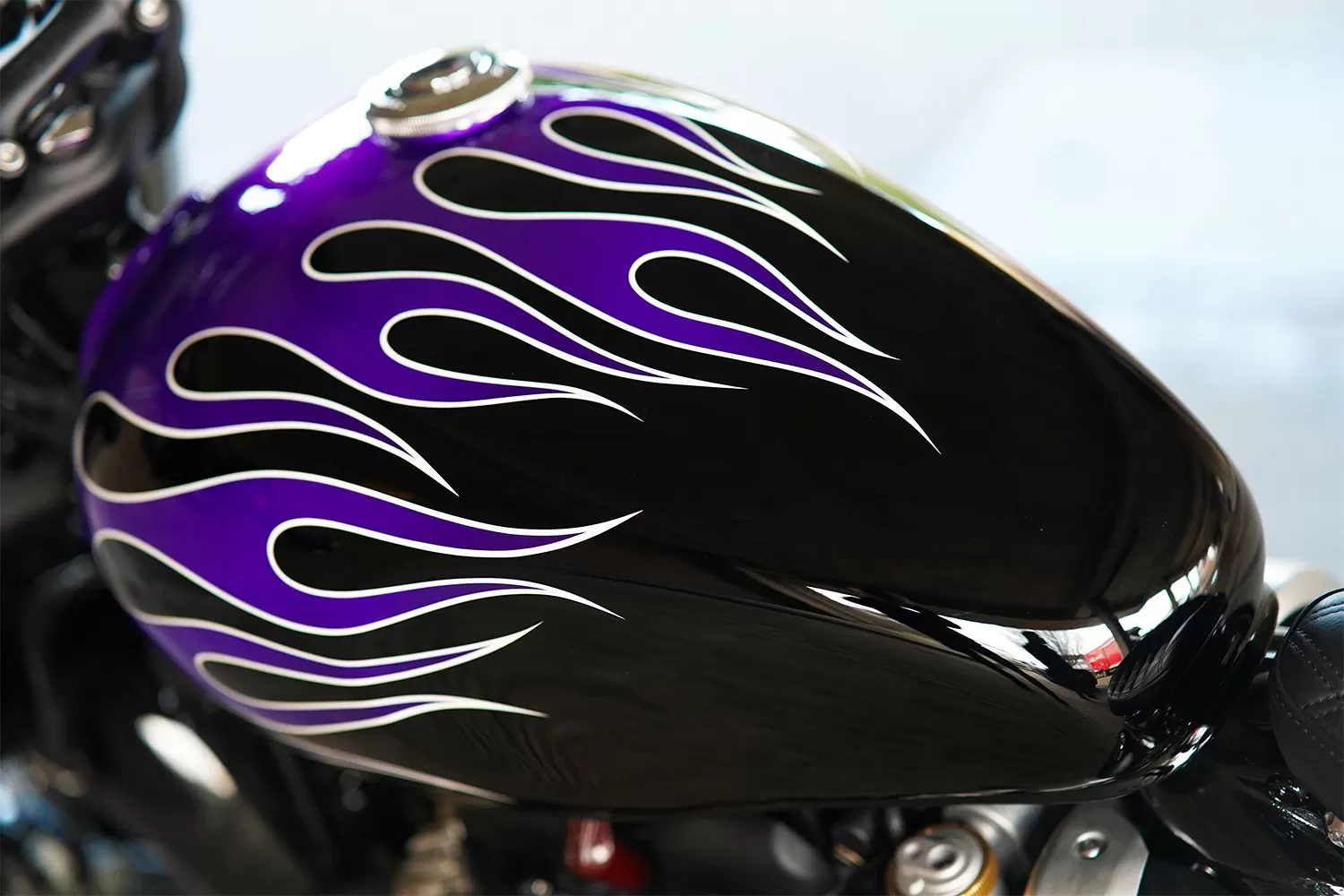 Custom Triumph Hot Rod Bobber by LIND x Stockwell Design