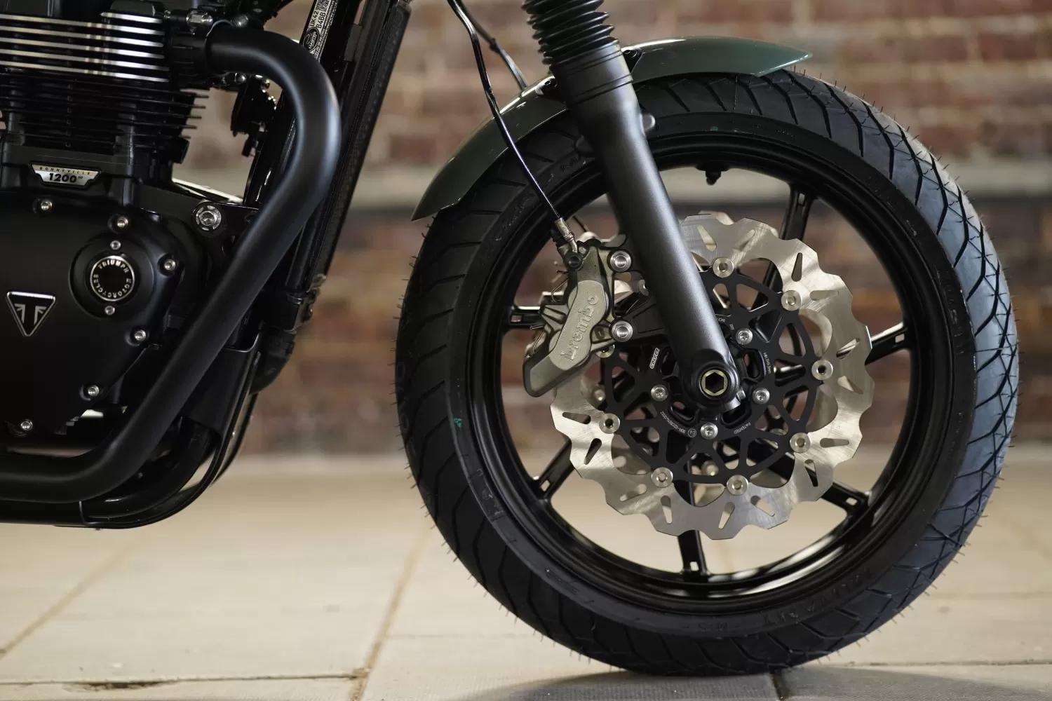 Custom Triumph Castleton T120 by LIND x Stockwell Design at Triumph London