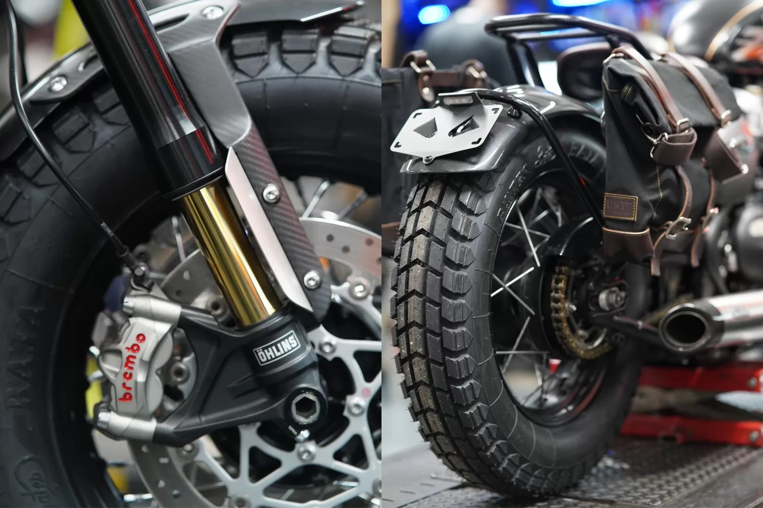 Custom Triumph Cotswolds TFC Bobber by LIND x Stockwell Design at Triumph North London Workshop