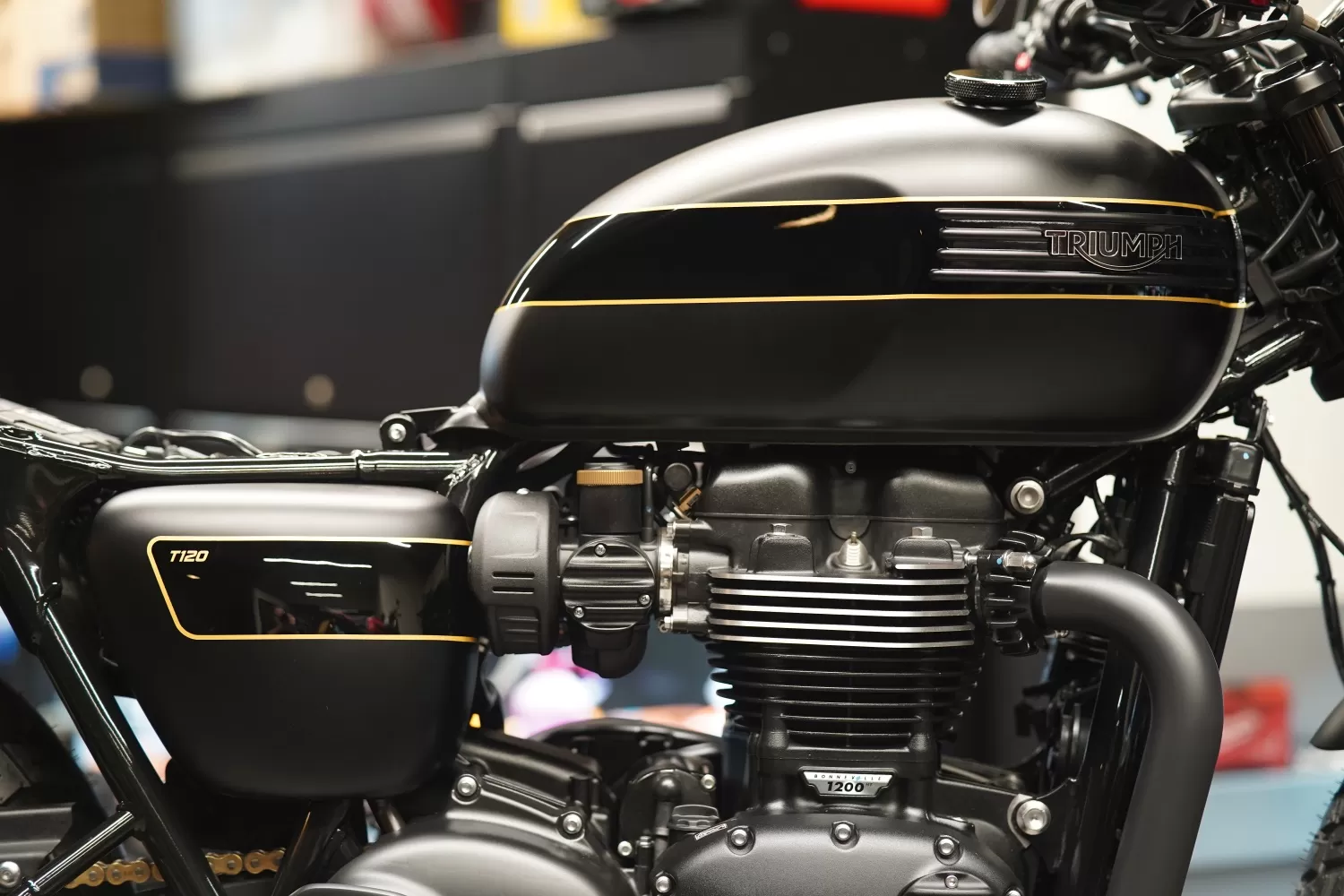 Custom Triumph Banshee T120 by LIND x Stockwell Design at Triumph London