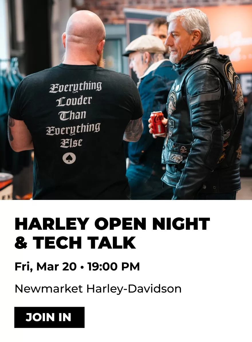 20 March 2026 - Newmarket Harley-Davidson Open Night