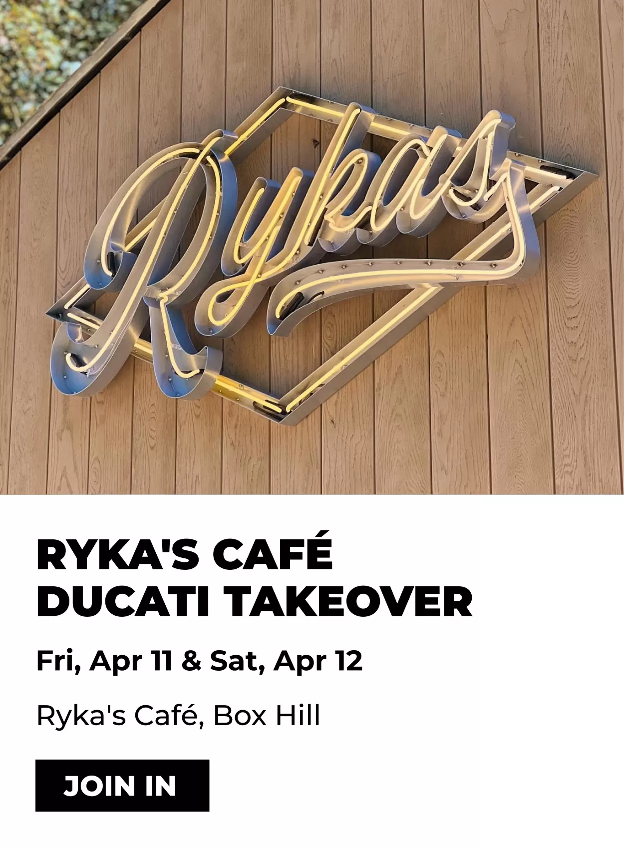 11 April 2026 - Rykas Cafe Ducati Takeover North London