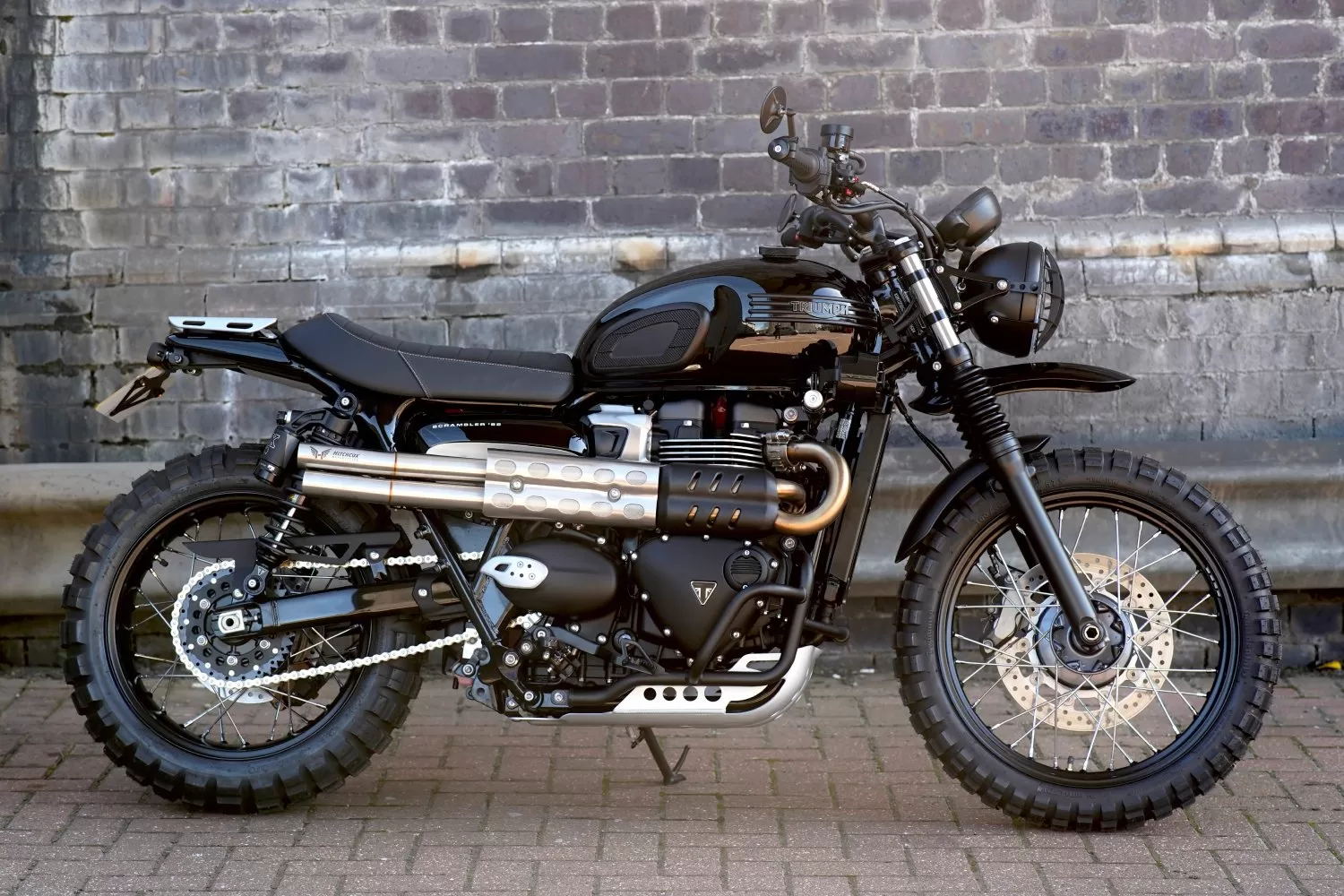 Custom Triumph Scrambler 62 by LIND x Stockwell Design at Triumph North London Custom Triumph Scrambler 62 by LIND x Stockwell Design at Triumph North London