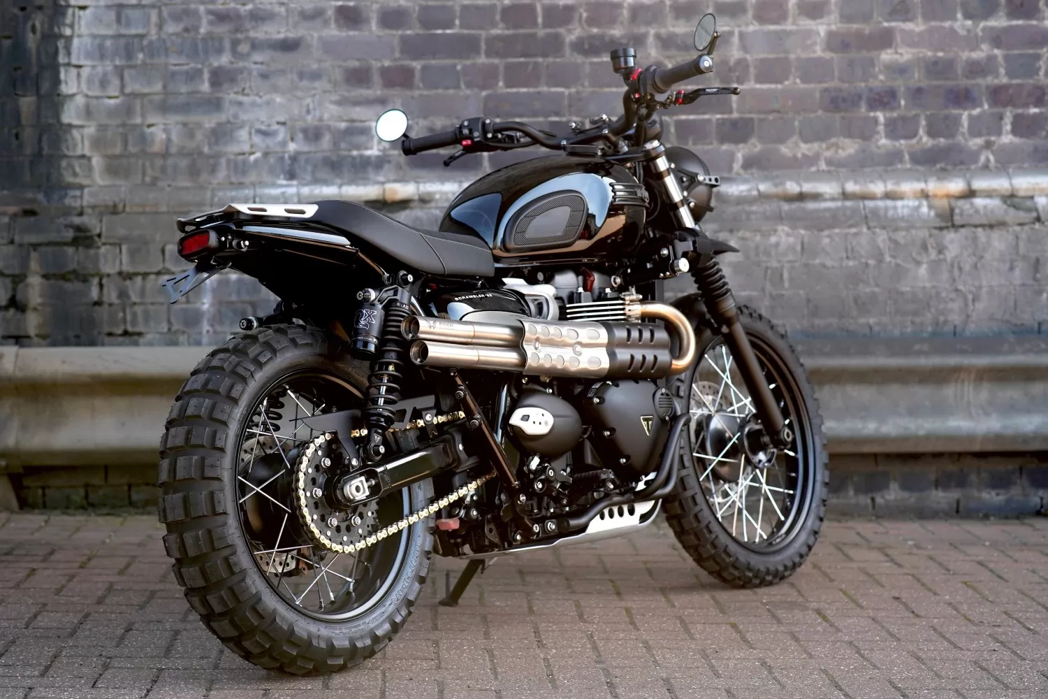 Custom Triumph Scrambler 62 by LIND x Stockwell Design at Triumph North London
