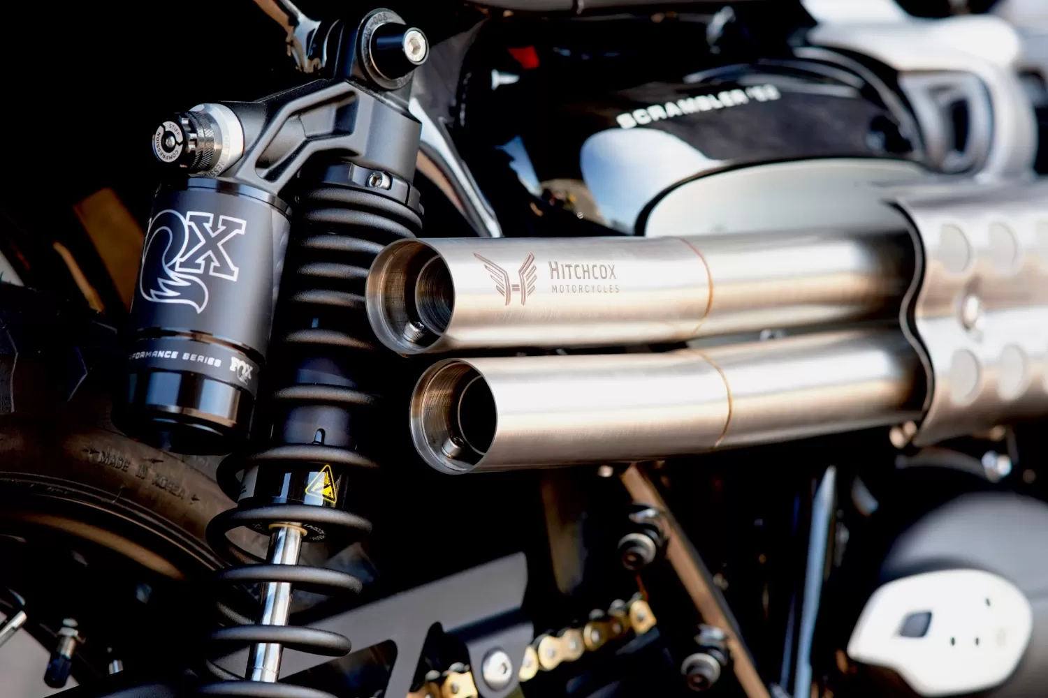 Custom Triumph Scrambler 62 by LIND x Stockwell Design at Triumph North London