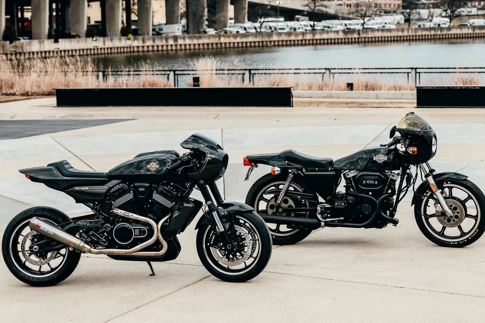 Harley-Davidson RMCR Caf&eacute; Racer Concept and XLCR