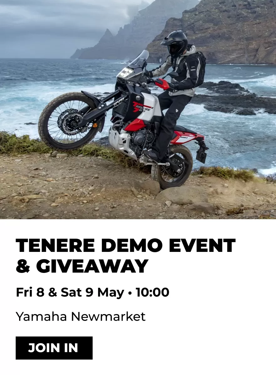 8 and 9 May 2026 - Yamaha Newmarket Tenere Demo Event and Giveaway