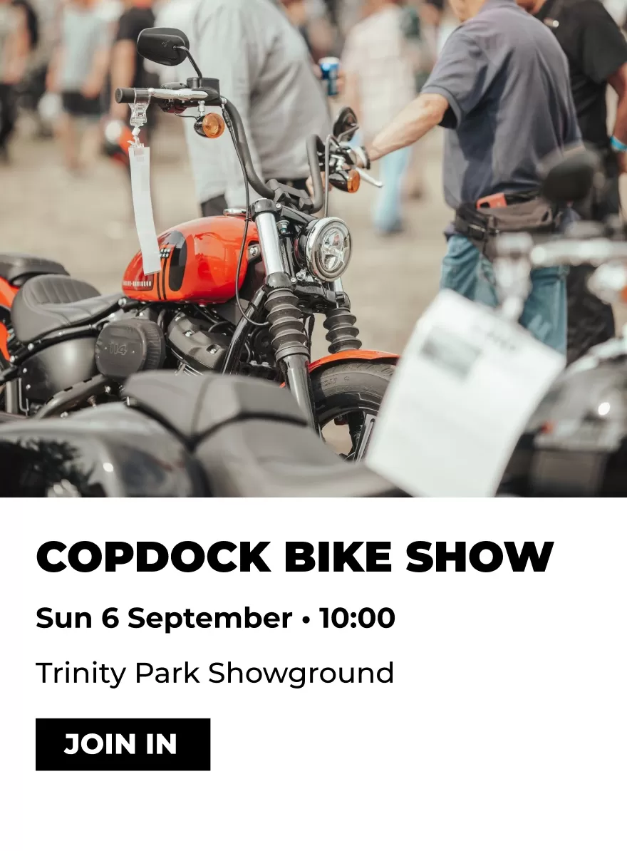 6 September 2026 - Copdock Bike SHow with Newmarket Harley-Davidson Event