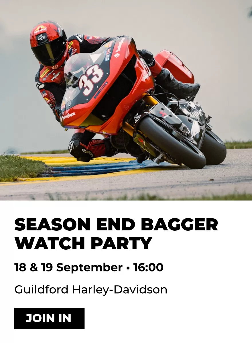 18 & 19 September 2026 - Guildford Harley-Davidson Bagger Watch Party Event-1