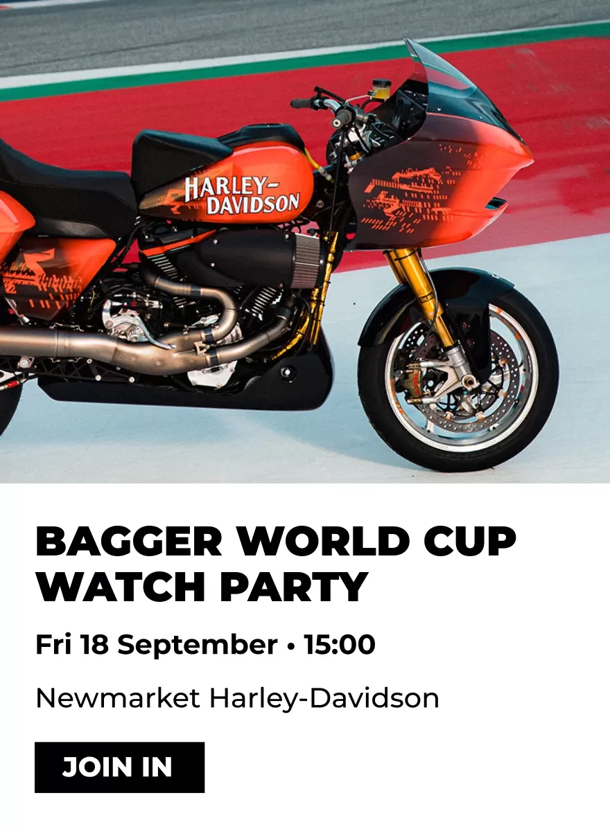 18 September 2026 - Newmarket Harley-Davidson Bagger Watch Party Event