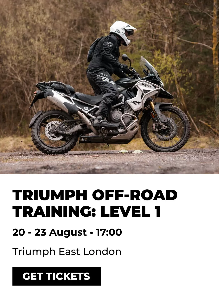 20-23 August 2026 - Triumph Off-Road Training Level 1 Triumph East London