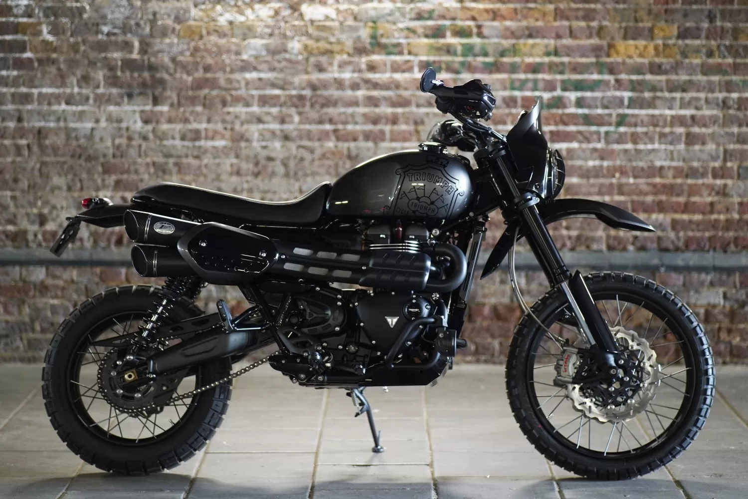 Custom Torrence Triumph Scrambler 1200 LIND Stockwell Design