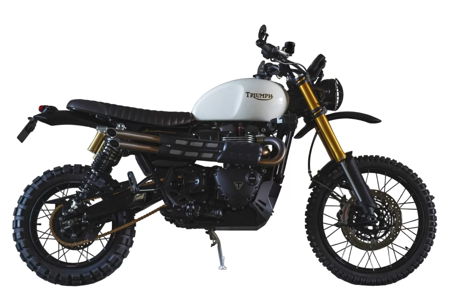 Custom Overland Roger Triumph Scrambler 120 XE LIND Stockwell Design