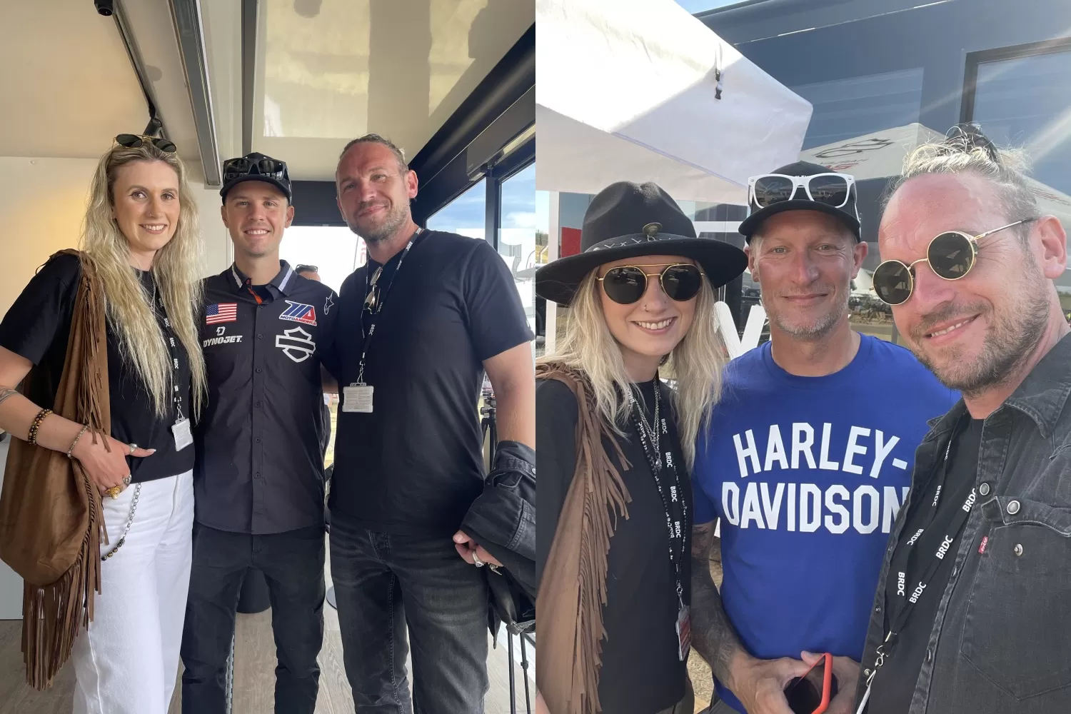 Stockwell Design Trackside at Silverstone FIM Harley-Davidson Bagger World Cup